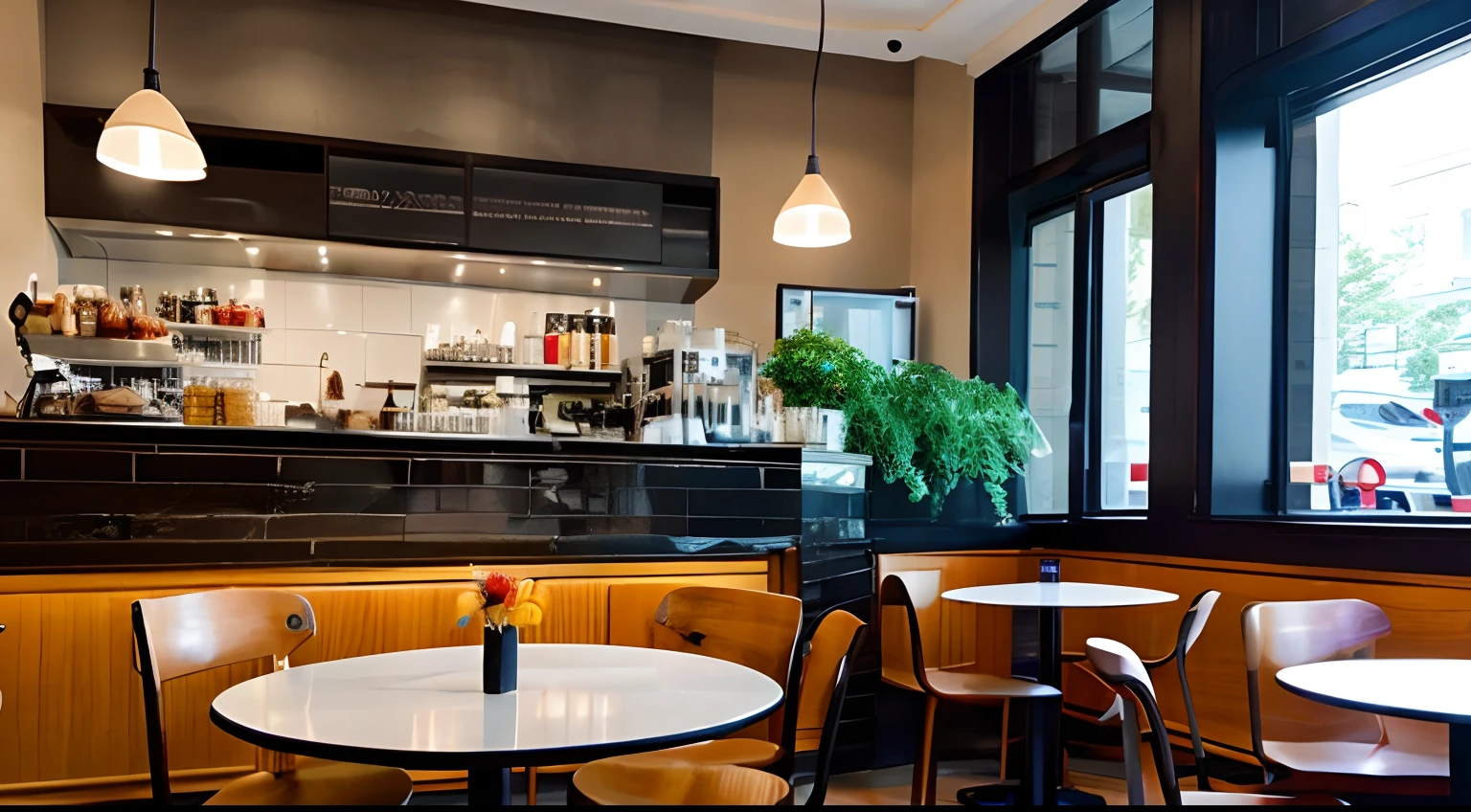 Stylish café