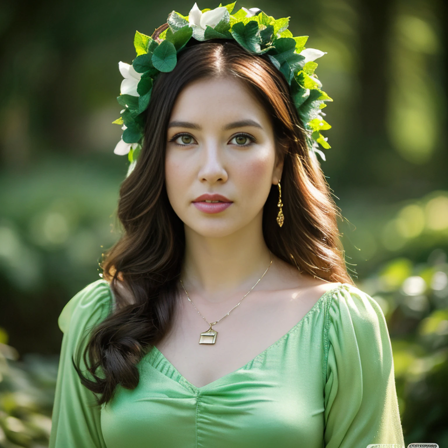 a girl in a garden, 1girl, beautiful detailed eyes, beautiful detailed lips, extremely detailed eyes and face, long eyelashes, elegant dress, white dress, soft lighting, warm lighting, low key lighting, chiaroscuro lighting, dramatic lighting, backlit, side lit, front lit, cinematic lighting, photorealistic, high quality, masterpiece, ultra-detailed, hyperrealistic, vibrant colors, detailed coloring, intricate details, lifelike, sharp focus, volumetric lighting, atmospheric lighting, natural lighting, glowing skin, flawless skin, porcelain skin, realistic hair, flowing hair, beautiful hair, gorgeous, serene, elegant, graceful, peaceful, tranquil, contemplative, pensive, dreamy, soft focus, depth of field, cinematic composition, dramatic composition, intricate background, lush foliage, vibrant flowers, picturesque garden, magical realism, surreal, atmospheric, ethereal, fantastical