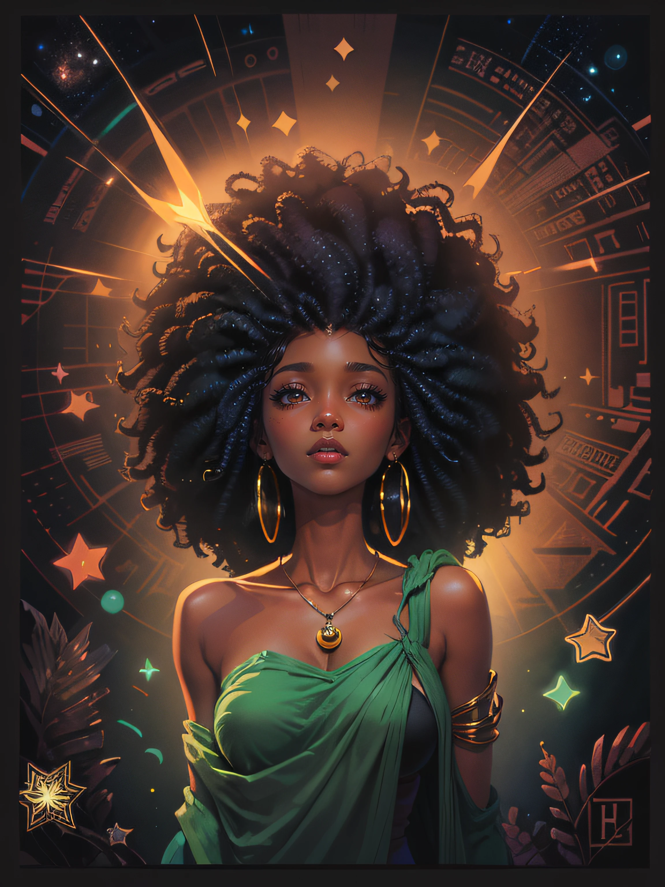 brown eyes, black woman
