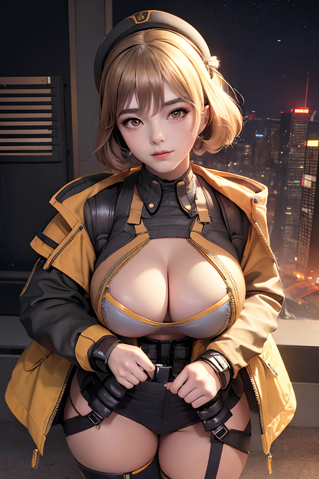 ((mejor calidad)), ((obra maestra)), (muy detallado: 1.3) chica anis nikker anime con pechos muy grandes y cola grande muslos hechizantes con una pistola y un sombrero y una corbata roja, mechanized soldier girl, M4 Sopmod II Girls Front Line, Cyberpunk femme fatale, Chica femenina de anime cyberpunk, Cyberpunk anime chica mech, Chica Valquiria mecanizada, detalles finos. girls frontline, Cyberpunk enojada hermosa diosa, Chica de anime cyberpunk, Mecanoide cyberpunk de moda, Wearing Technical Clothing and Armor ON A BATTLEFIELD