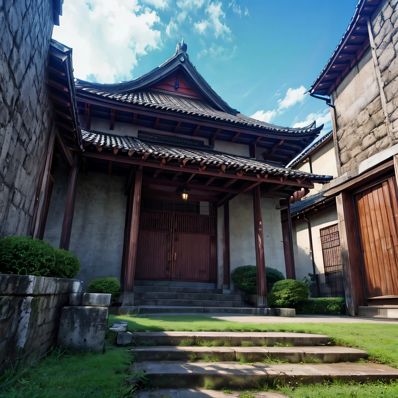 Himeji Castle a World Heritage Site, Himeji Castle a National Treasure of Japan, Himeji Castle is a hilltop Japanese castle complex situated , the finest surviving of prototypical Japanese castle architecture BREAK ((Best Quality, 8k))