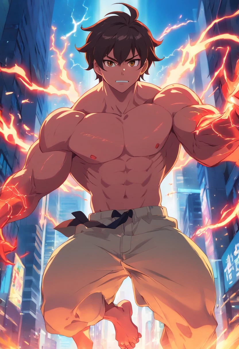Beauty Boys Physical Muscles Satan the Devil