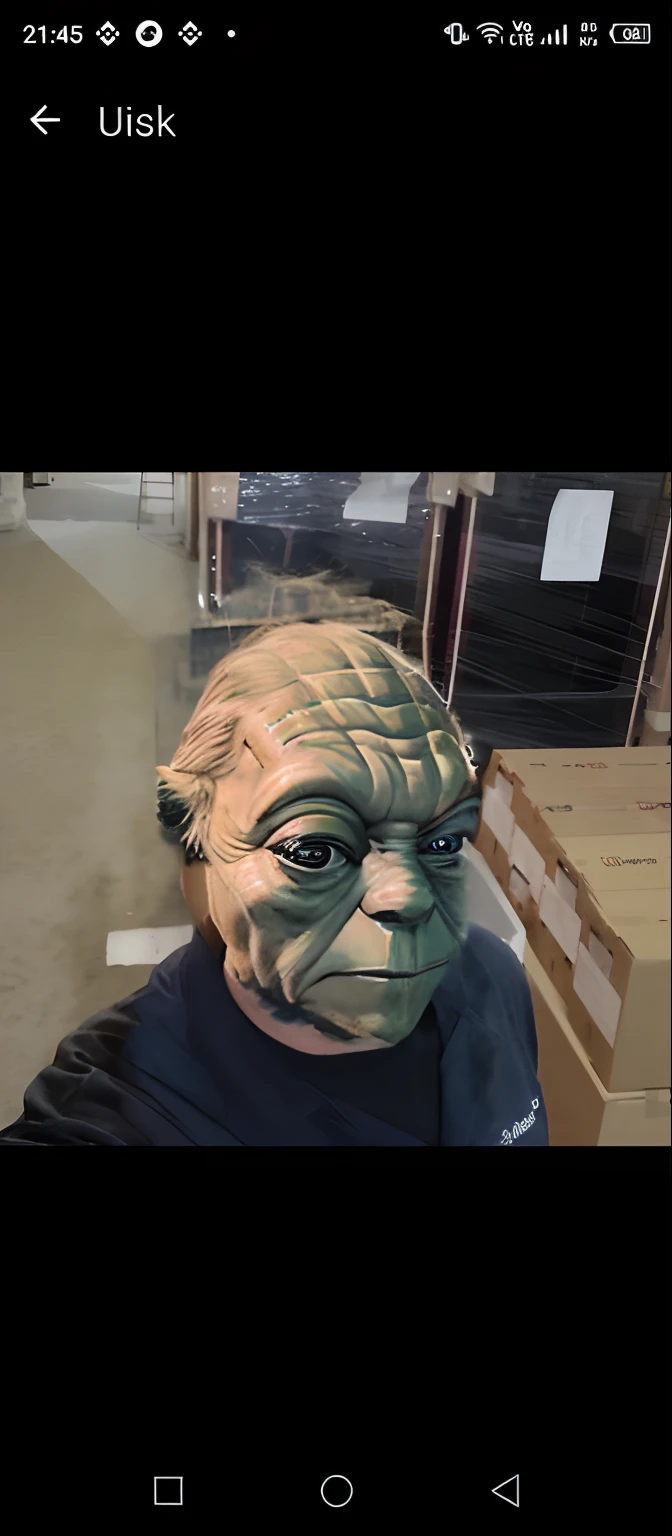 4k, a low Master Yoda with a cane, eye contact, focus, background indoors, precisionism,, ((((cinematic look)))), soothing tones, insane details, intricate details, hyperdetailed, low contrast, soft cinematic light, dim colors, exposure blend, hdr, faded, slate gray atmosphere