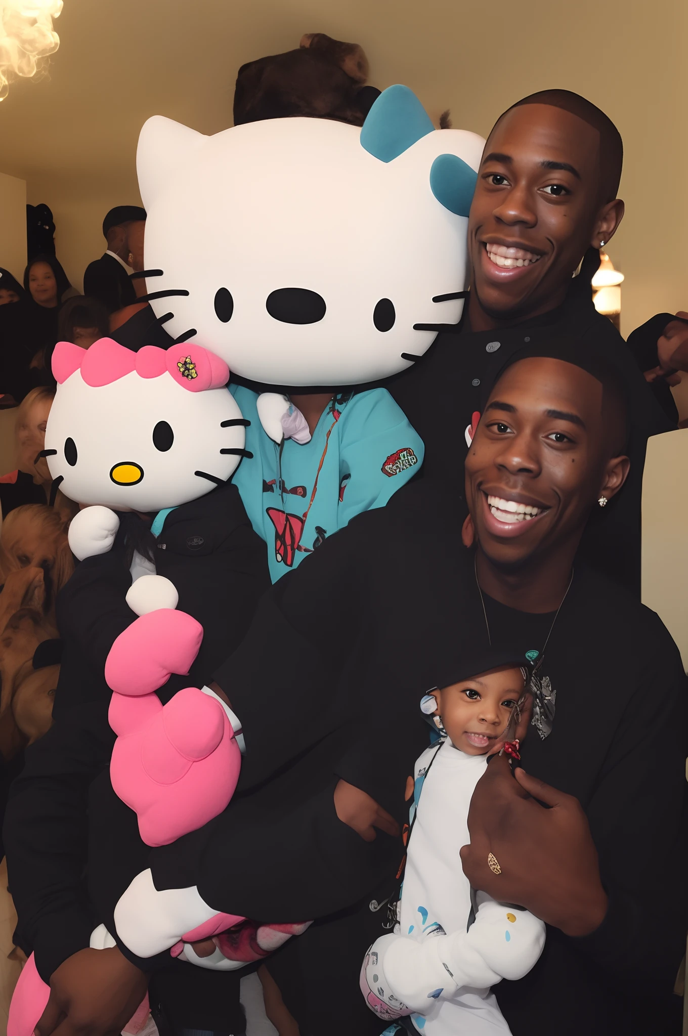 Tyler the creator holding hello kitty