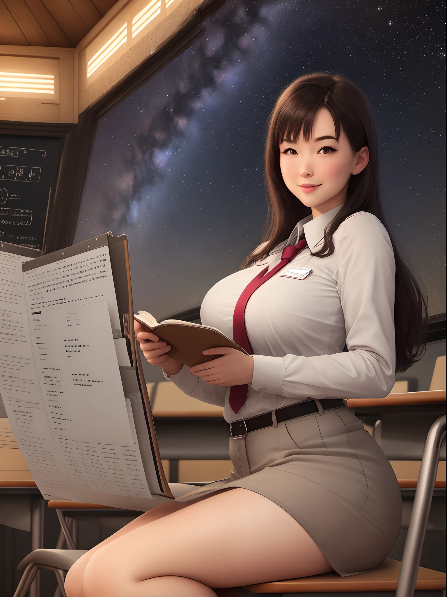 Hot astronomy teacher