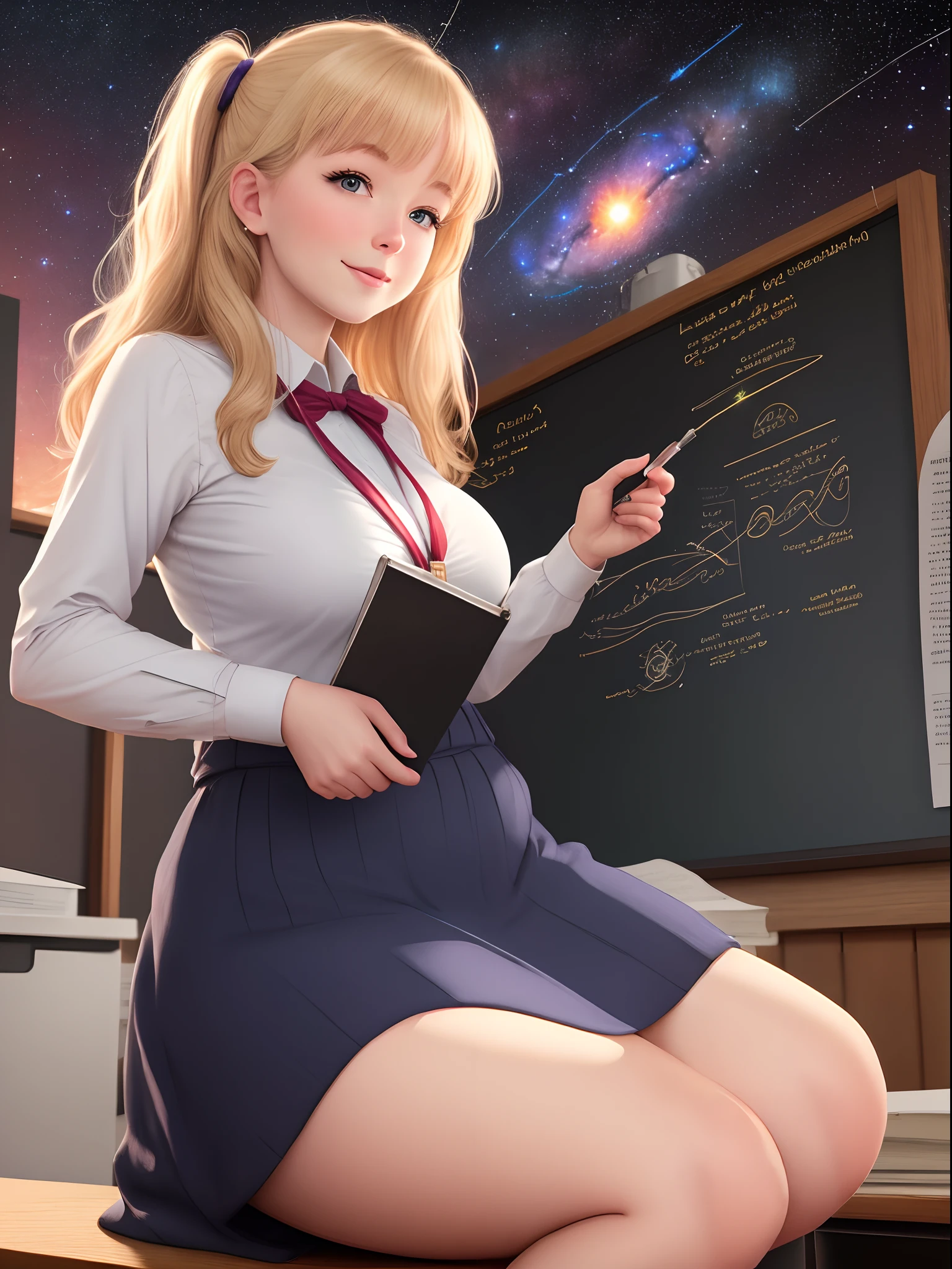 Hot astronomy teacher