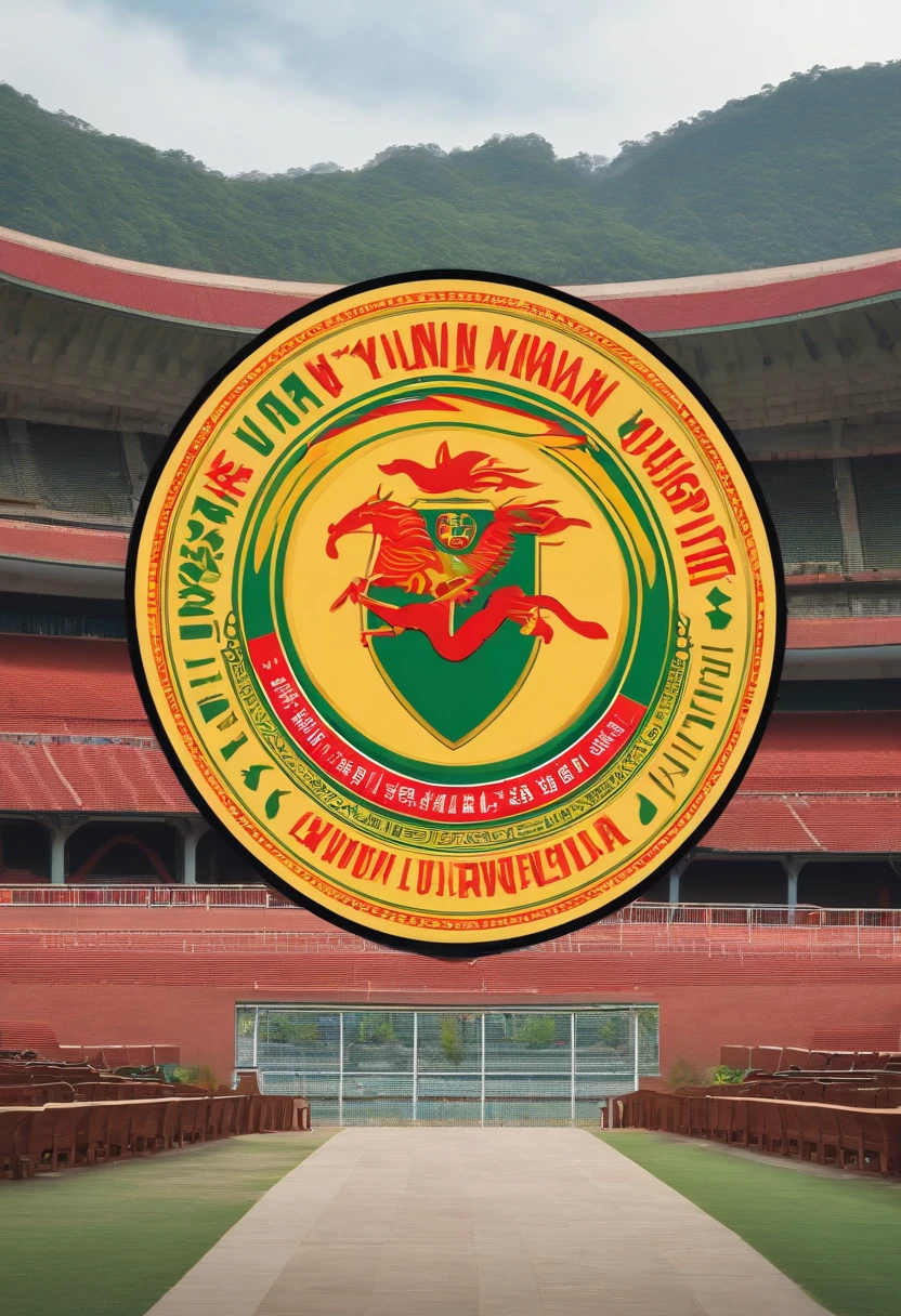 What I want to design is the logo of the emblem of the 5th Yunnan University Affiliated Convention and Exhibition School Athletics Meeting "Show Youth and Draw Wonderful".