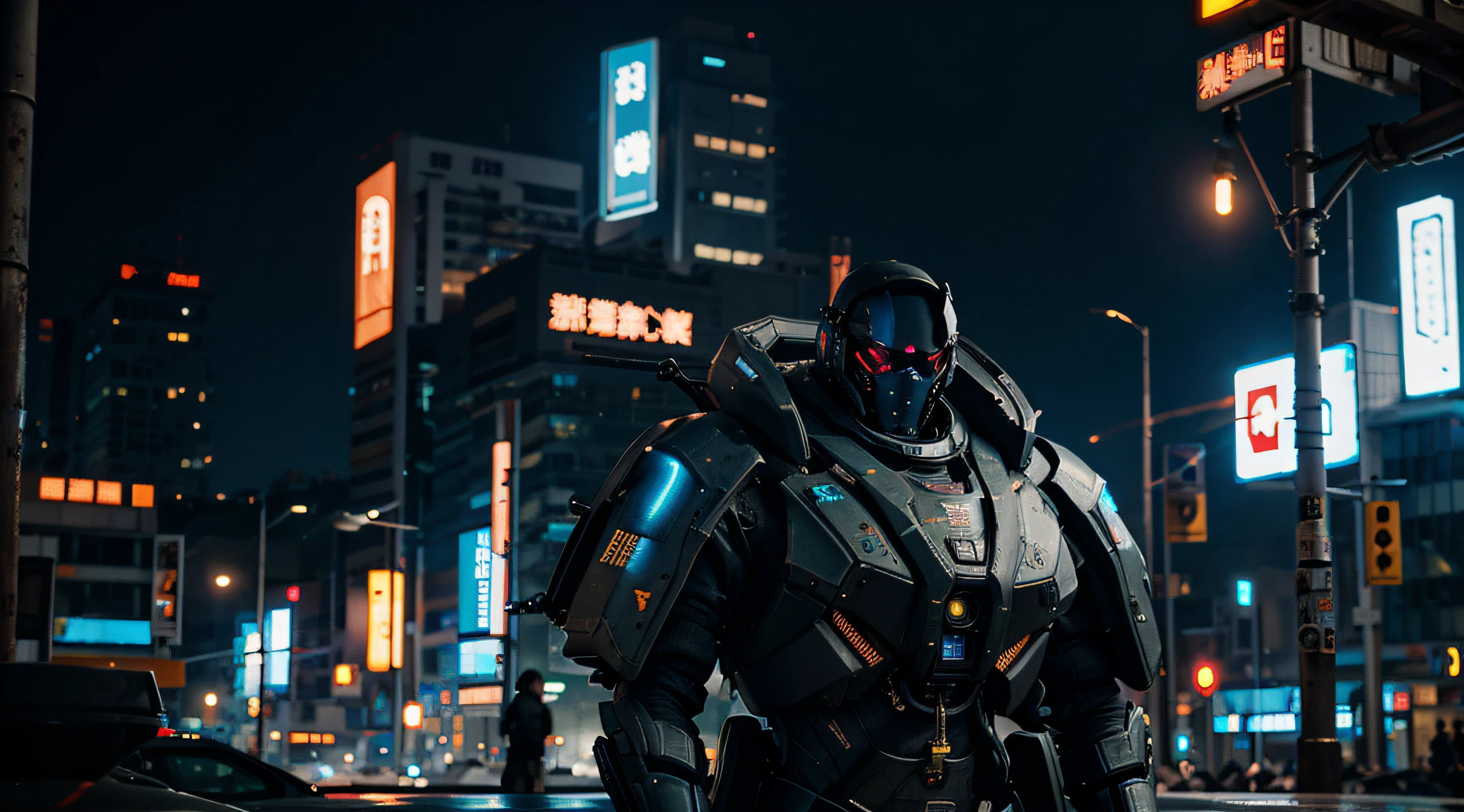 Cyberpunk version of the mech