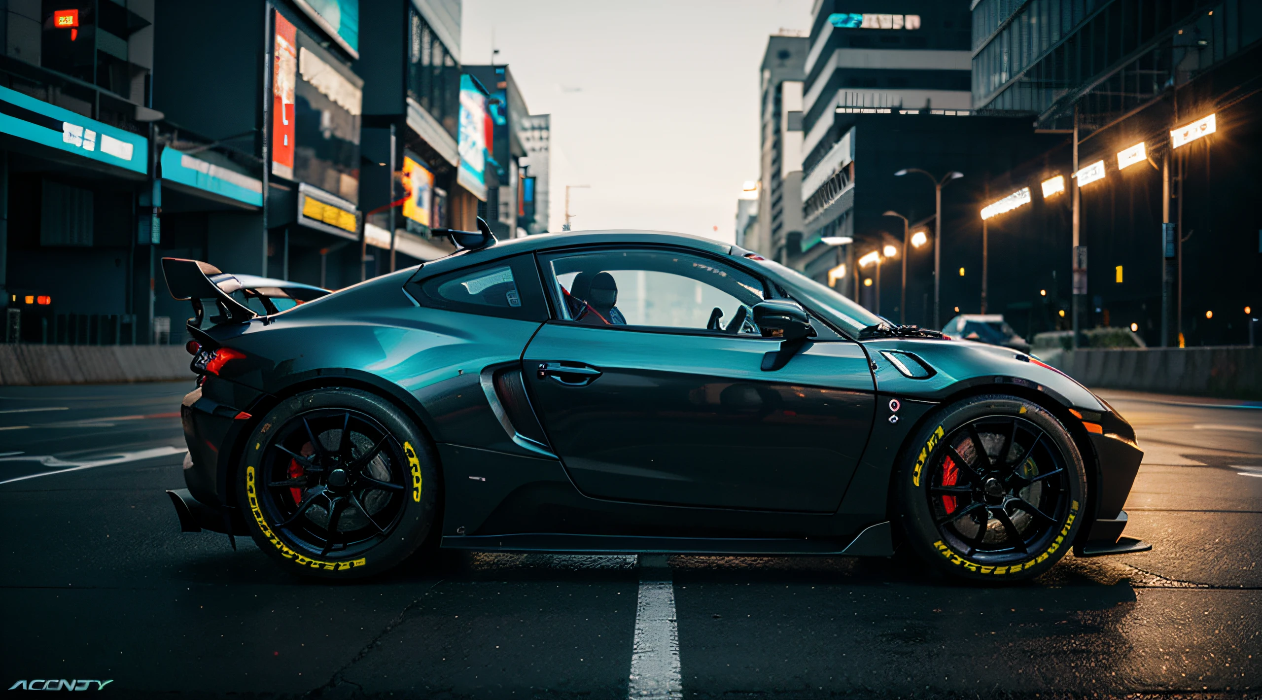 Cyberpunk technology、racing car