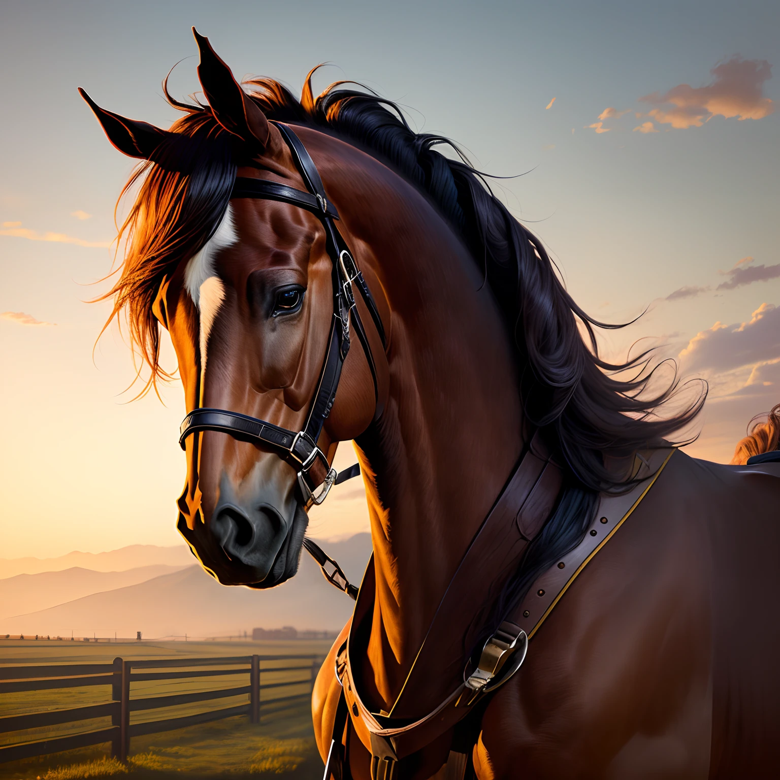 (((masterpiece:1.4))), (highest quality:1.4), (Ultra-high resolution:1.4), (best quality:1.2), (ultra detail:1.3), horse, realistic :1.4, ultra detailed skin