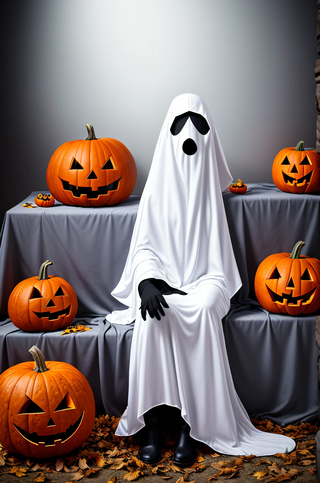 desenho de linha de halloween ghost, em fundo branco, monocromático, preto e branco, no shadows, white background, whithout background, fundo branco, lineart, estilo vector