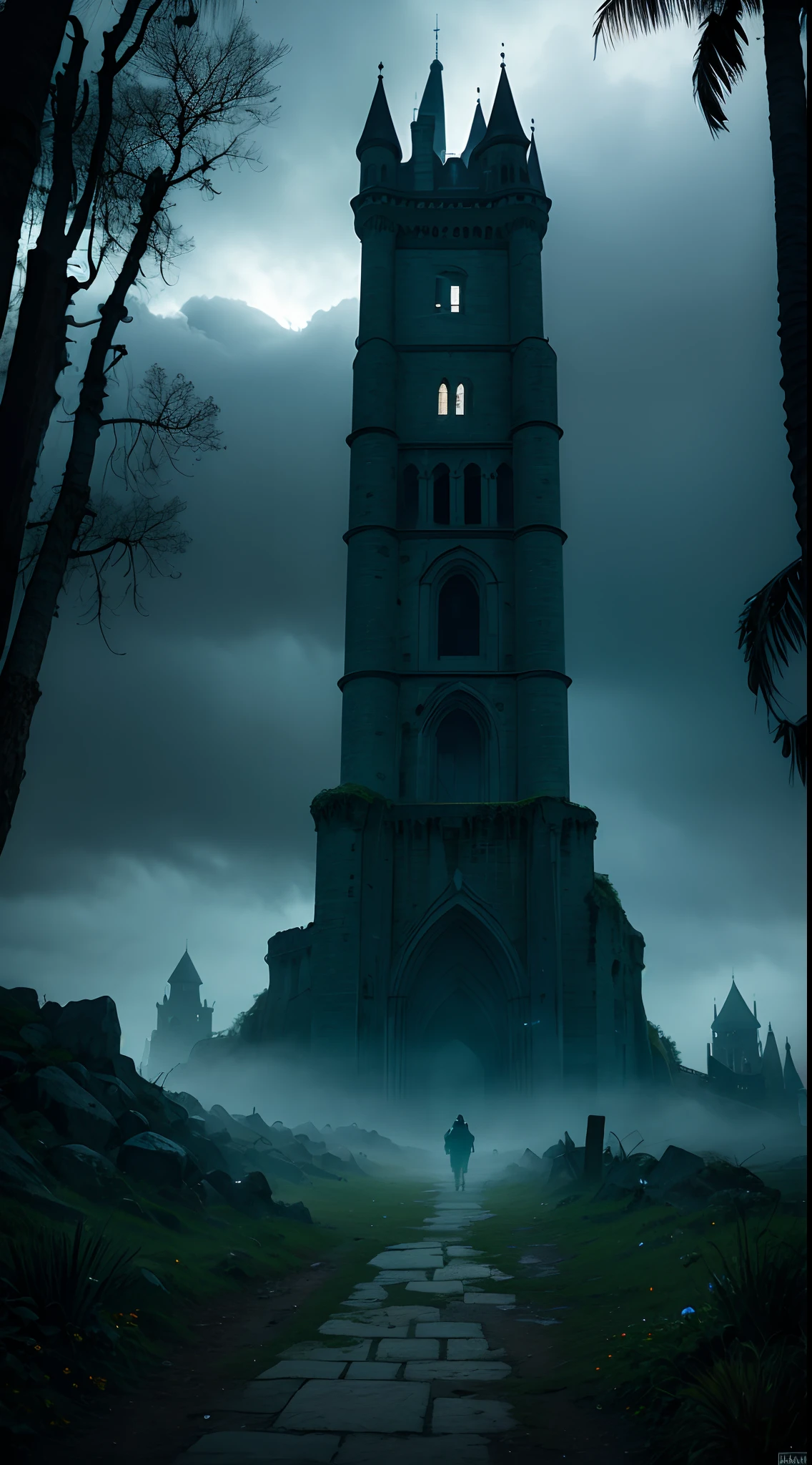 (best quality,4k,8k,highres,masterpiece:1.2),ultra-detailed,(realistic,photorealistic,photo-realistic:1.37),HDR,UHD,studio lighting,professional,courageous,undead creatures,photographer,male,professional equipment,capture,intensity,clarity,photography studio,dark atmosphere,dramatic composition,gloomy background,detailed clothing,wide-angle lens,mobile studio lighting,haunting expressions,emotionally charged,creepy atmosphere,Renaissance lighting,skilled poses and expressions,suspenseful,artistic shadows,zombie elements,post-apocalyptic scenario,graveyard setting,rainy weather,moody color palette,splattered blood effects,visual storytelling.
Prompts for next time:
1. A group of friends enjoying a picnic in a peaceful meadow with colorful flowers, surrounded by majestic mountains and a clear blue sky.
2. An ancient castle shrouded in mist and mystery, with towering turrets, a drawbridge, and a secret underground chamber.
3. A futuristic cityscape at night, illuminated by neon lights, with flying cars and advanced technologies.
4. A serene beach scene with palm trees, turquoise waters, and a breathtaking sunset on the horizon.
5. A magical forest filled with mythical creatures, glowing mushrooms, and ethereal light filtering through the trees.