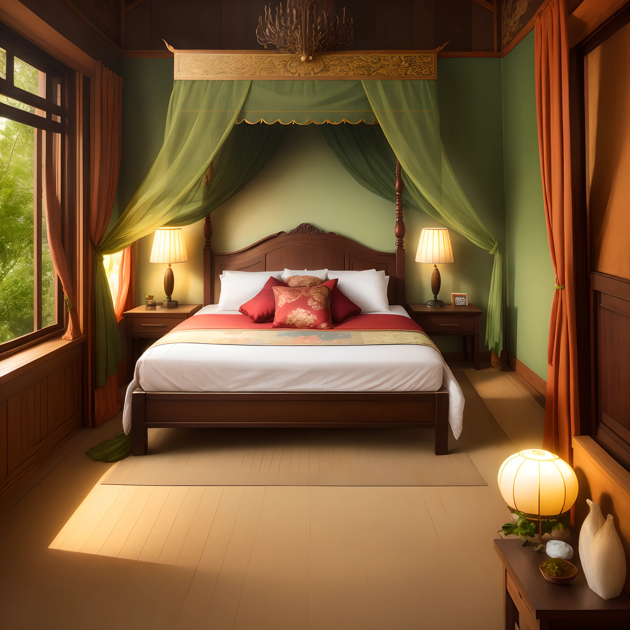 Indochine bedroom
