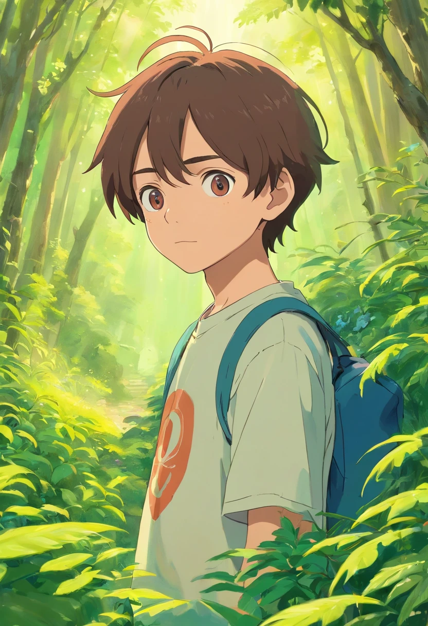 scente, sem face, careca, anime, boy