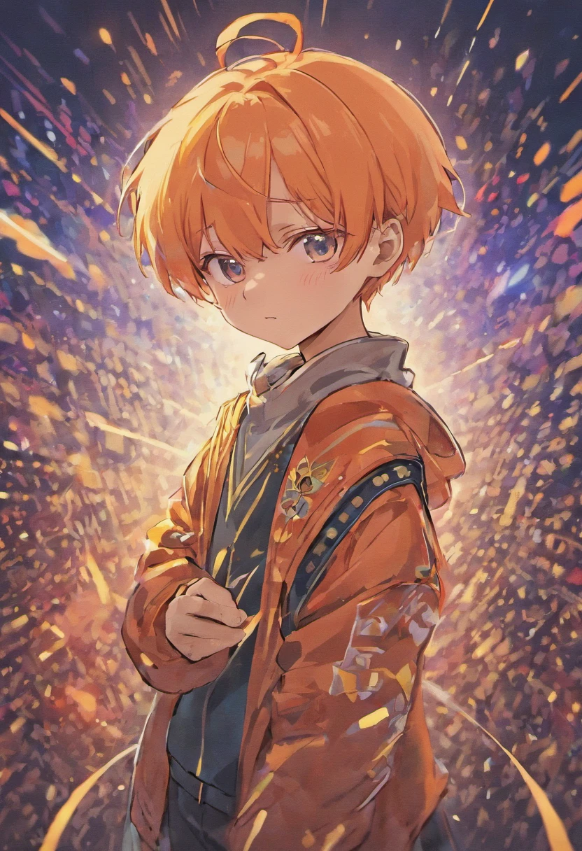 Sticker, chibi, boy, cute, bald