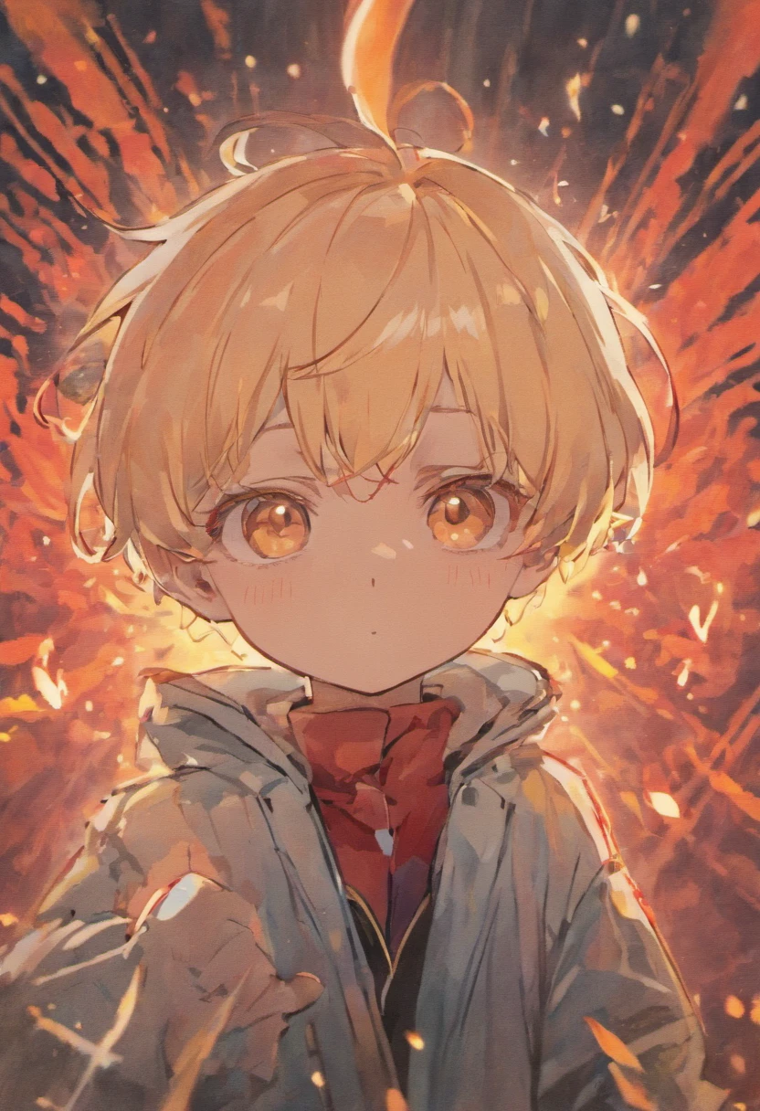 Sticker, chibi, boy, cute, bald