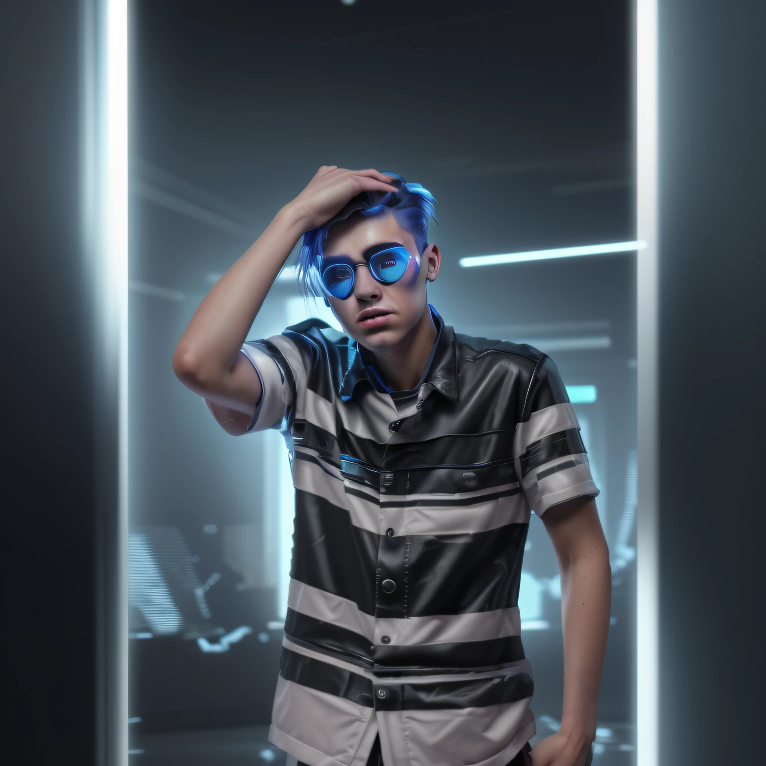 change background cyber punk handsome boy.realistic face.8k.ultra realistic