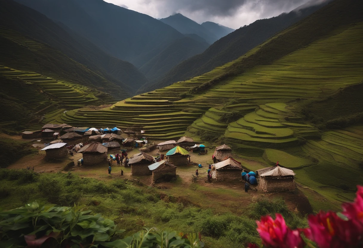 A group of Tamang caste in the Nepalese mountains in which the culture of those people is reflected.