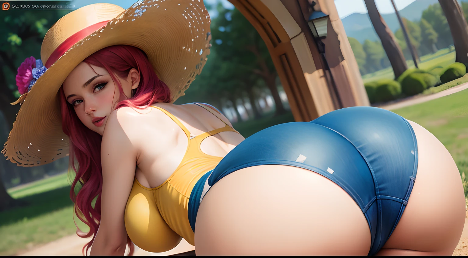 Arching butt up