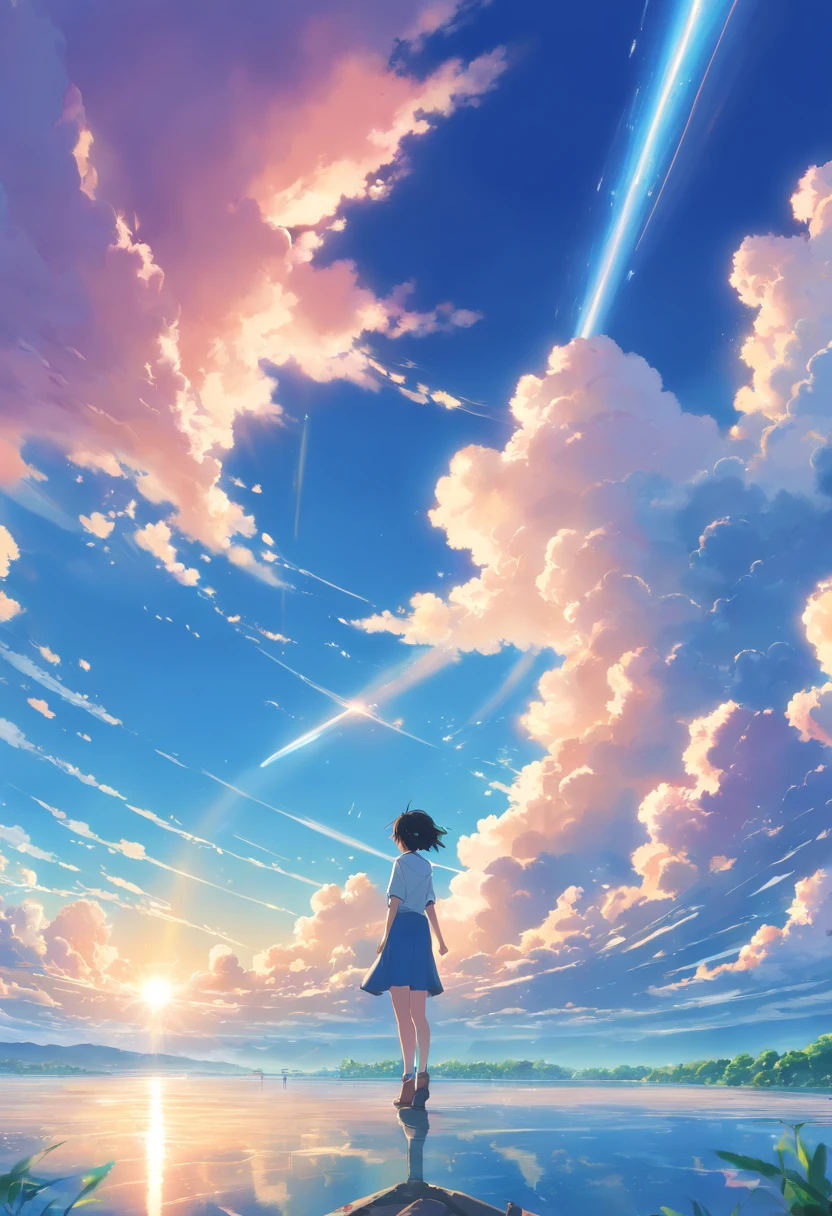 heaven, sky clear, blue skies, poucas nuvens