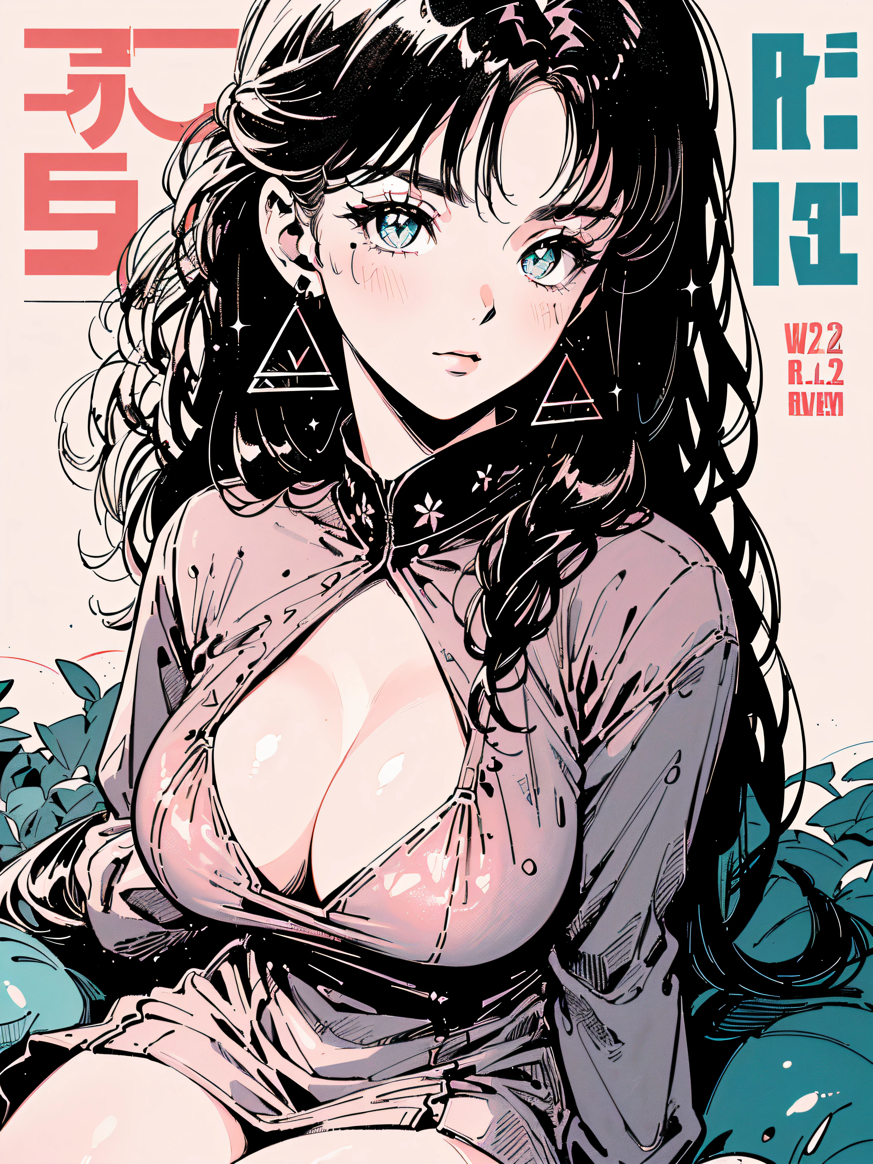 ((((((sundress, puffy long sleeves, frilld, on the flower bed,))))))((((Blush:1.2,Loose cuffs,))))(((((((Monochrome world, Use only shades of white and ruby and black, sparkling particles, geomerty:1.2, ))))))),((1girl,mature,Amazing,Sharp focus,seductive lady,Solo,From above:1.3,Loose knitwear ,thigh band,))(Masterpiece,Best quality, offcial art, Beautiful and aesthetic:1.2),((hyper HD,ore,Golden ratio,)) (16k),((Upper lens,Facial closure:1.2,focus onface:1.2,fox ears, (((slime-liked breasts))), (((Sagging breasts))))),(Physically-based rendering),Sharp focus, (((highdetailskin,))),intricate outfits,Delicate pupils,Cardiac pupils,Danfeng Eyes,((((detailed hairs|Long hair|Long bold side bangs|Cover your eyes|Naturally curly|Disheveled hair)))),Slender,(masterpiece sidelighting),(The sheen),(Beautiful hair,Beautiful eyes,)((unbelievable Ridiculous,)),((extremely_Detailed_Eyes_and_face)),AV actor,(Dynamic configuration: 1.2),Brilliant,Glossy, (Photorealistic), ((triangle earrings)), two-sided fabric,Ultra-precise depiction, Ultra-detailed depiction,