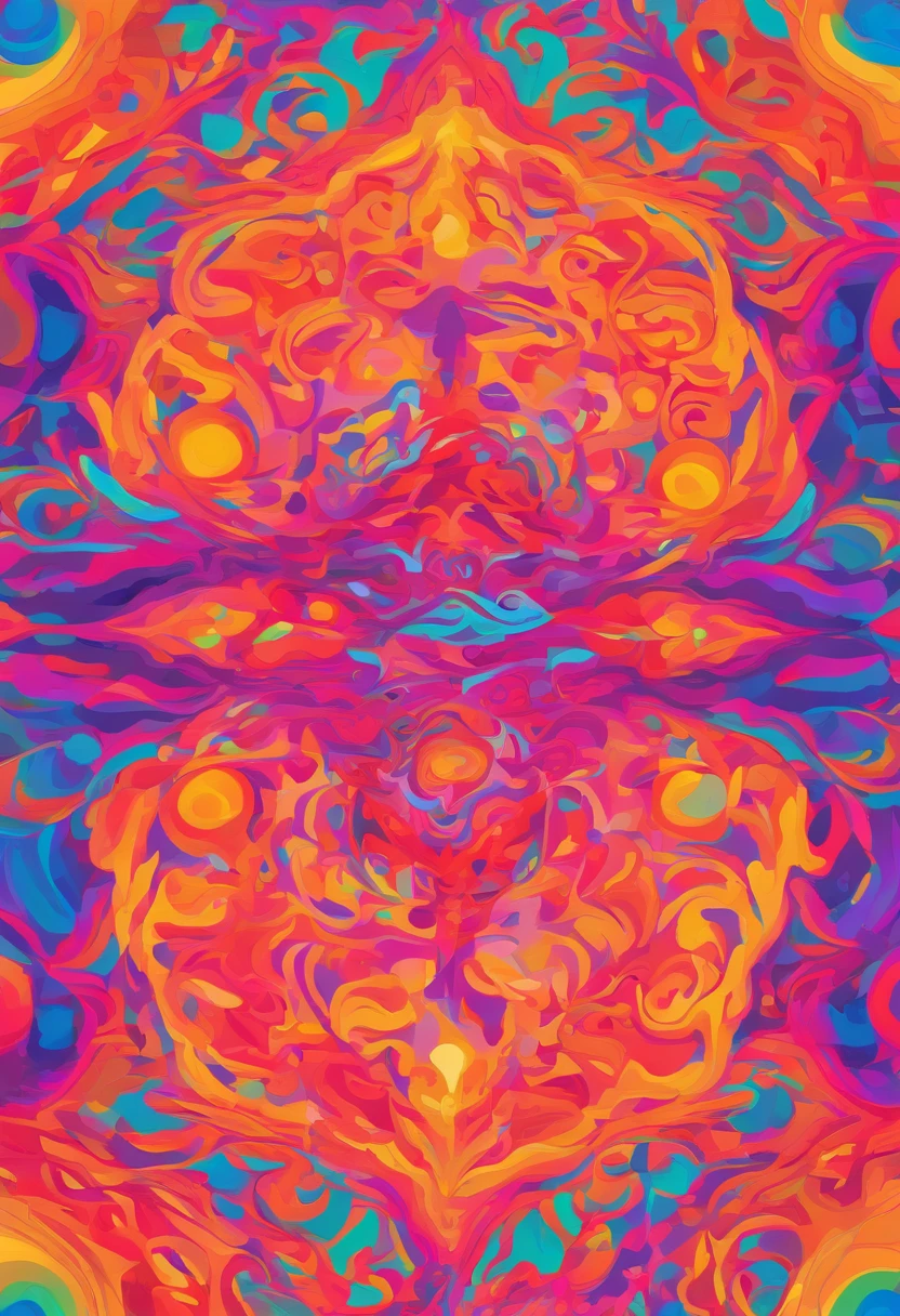 An artist expression of what an orgasm feels like