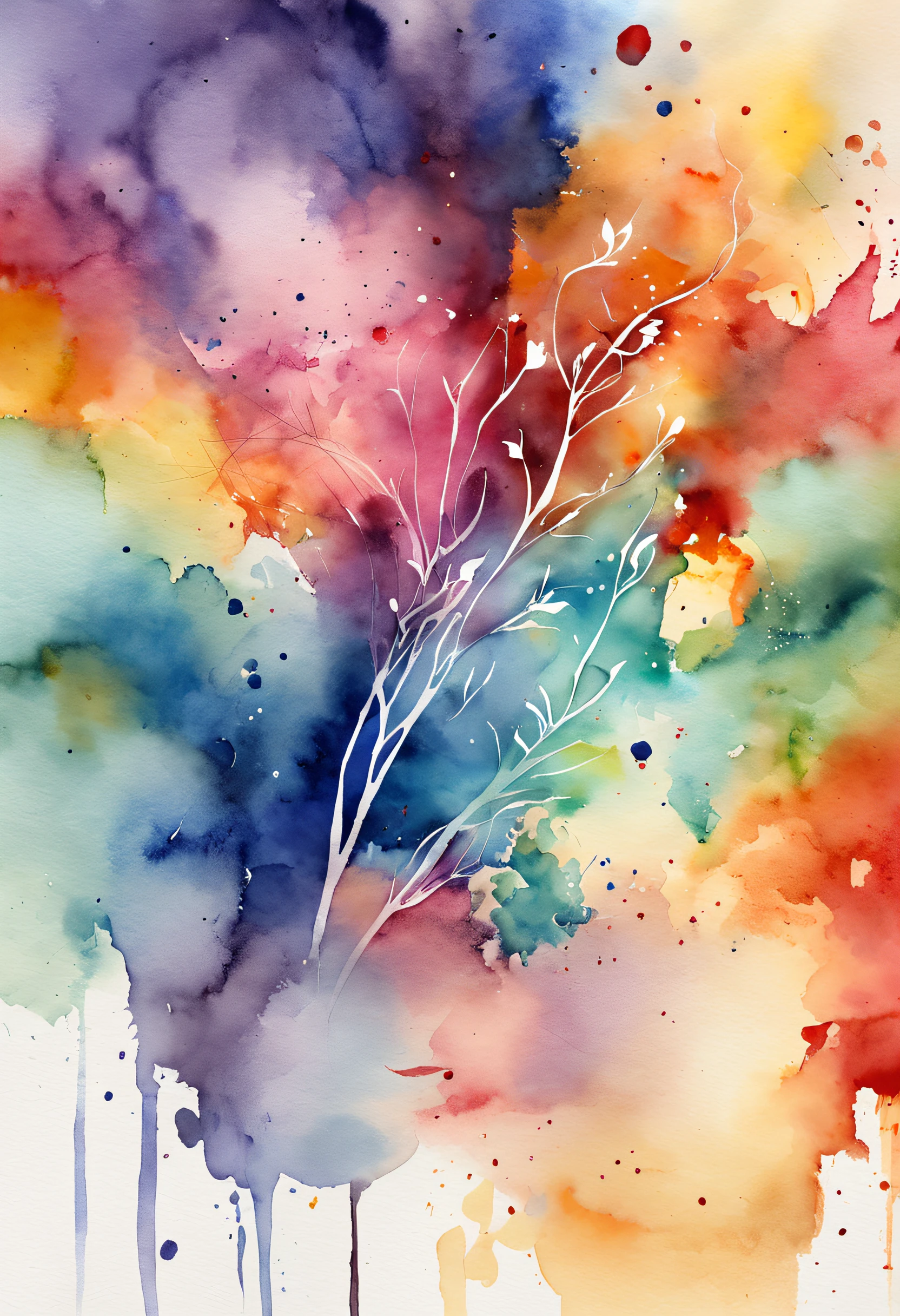 Hareful、art by、Artistically、3d watercolor abstract,Dark background,High resolution,High quality,Colorful、Hareful、Abstract、colourfull