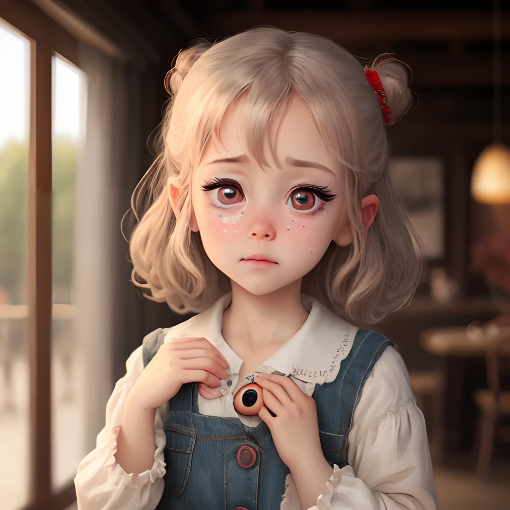 Tiny hands itching eyeball