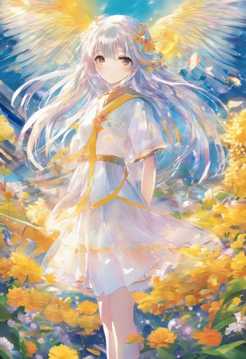 School style,Sister,rays of sunshine,special effect,fantasy