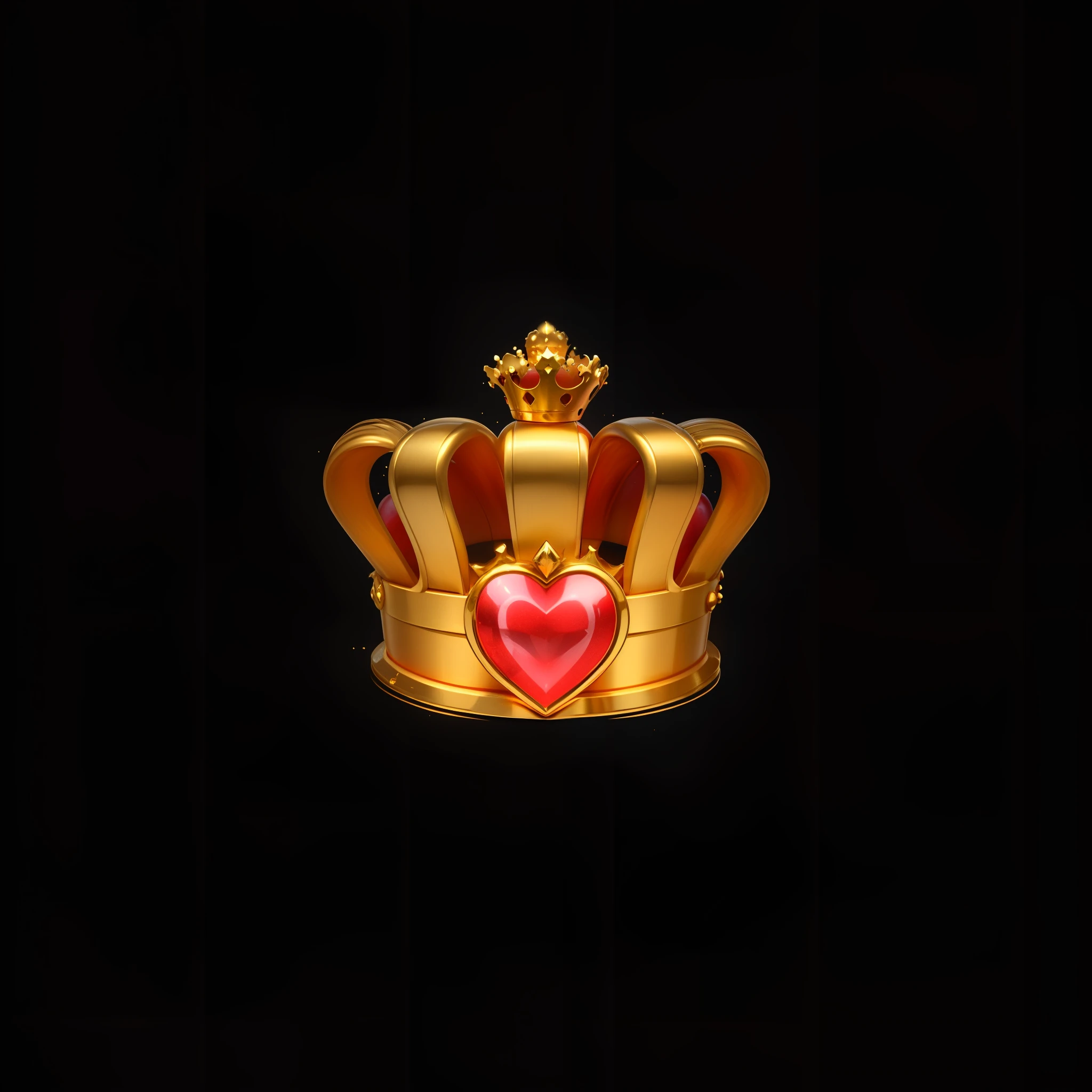 gold,Golden crown,Fine details,Perfect model details,Cartoony,The highest masterpiece,high high quality