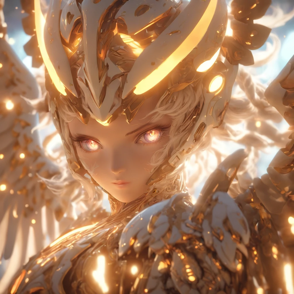 (Cowboy shot:1.2),(Wide Angle Shot), (Long Shot:1.3), (Intricate details:1.4), (Masterpiece) , ((Anime Robot, Beautiful Golem, ((White Skin)), Angel, 1girl, Magic)), (Perfect Aesthetic Eyes:1.3) , (Detailed Eyes) , (Halo:1.2) , (Elden ring:1.3), (Mechanical Wings), (Wings:1.3), Glowing, Twintails Hair, Multicolored Hair, (Perfect Hands:1.1), (Anatomically Correct Body:1.4), (Perfect Face), Majestic Guardian Knight | Ultra Detailed Robotic Armor | Cinematic Lighting | Intricate filigree metal design | 16k | Unreal Engine 5 | Octane Render | 3d, (anatomically correct :1.4), (In the Holographics Hyperspace Metaverse 50mm, Ultra Detailed, Fantasy Background, Blush, Solo), (Fighting Stance:1.3), (Magic circle:1.3), Lightning Effect, (Ray Tracing), Show Your Ability A.I., (Glowing Eyes) , (Particles Glowing) , 16k Wallpaper, Robot Female, Nude