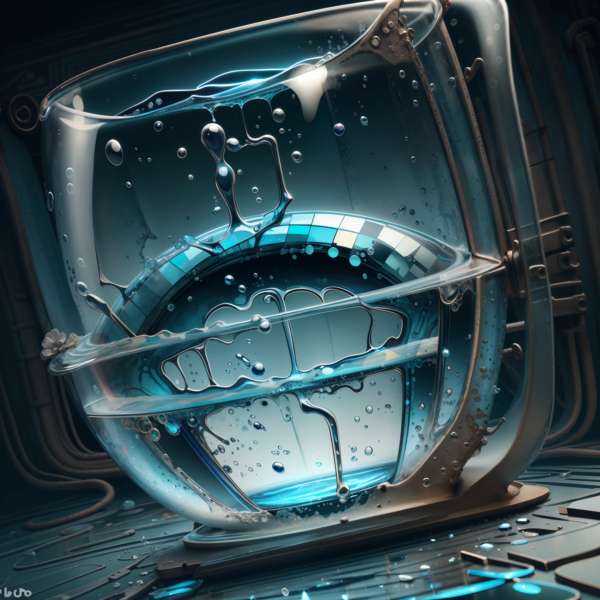 For wallpaper character sticking to glass