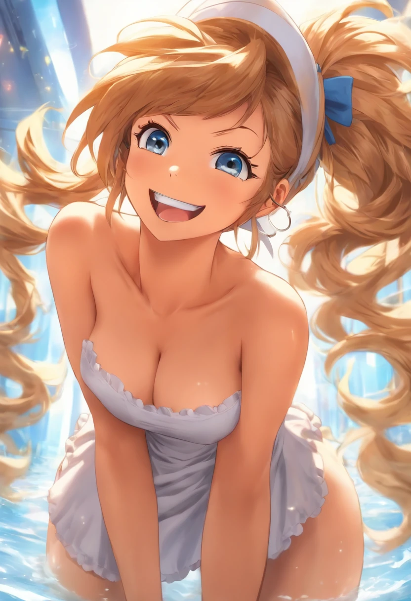 NSFW,a medical doctor:1.5,topless,tongue-out,pussy opened,matured body,masutepiece,Best Quality,Cute models in Japan, Random Casual Hairstyles,Blue eyes,topless:1.5 ,Pubic hair:1.5 ,,Standing:1.5,Huge breasts:1.3,see-through cameltoe,masterpeace, Best Quality, high resolucion, 1girl,Side ponytail, maid headdress, big breasts,mole on breast,Cowboy shot, laughing, sighing,2D:1.3,
breasts apart