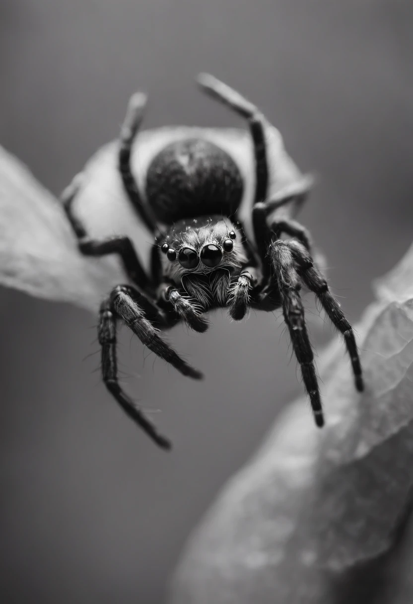 Spider sona, black and white sure
