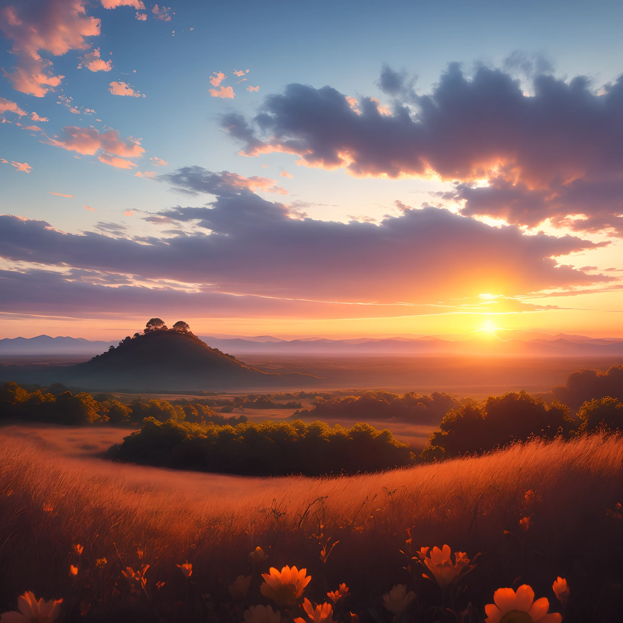 Fantastic sunrise