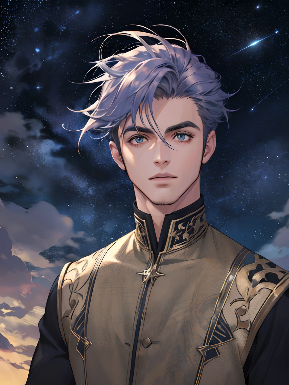 melhor qualidade, alto detalhado, UC: realista, Cinematic Lighting Petite 1man cabelo marrom