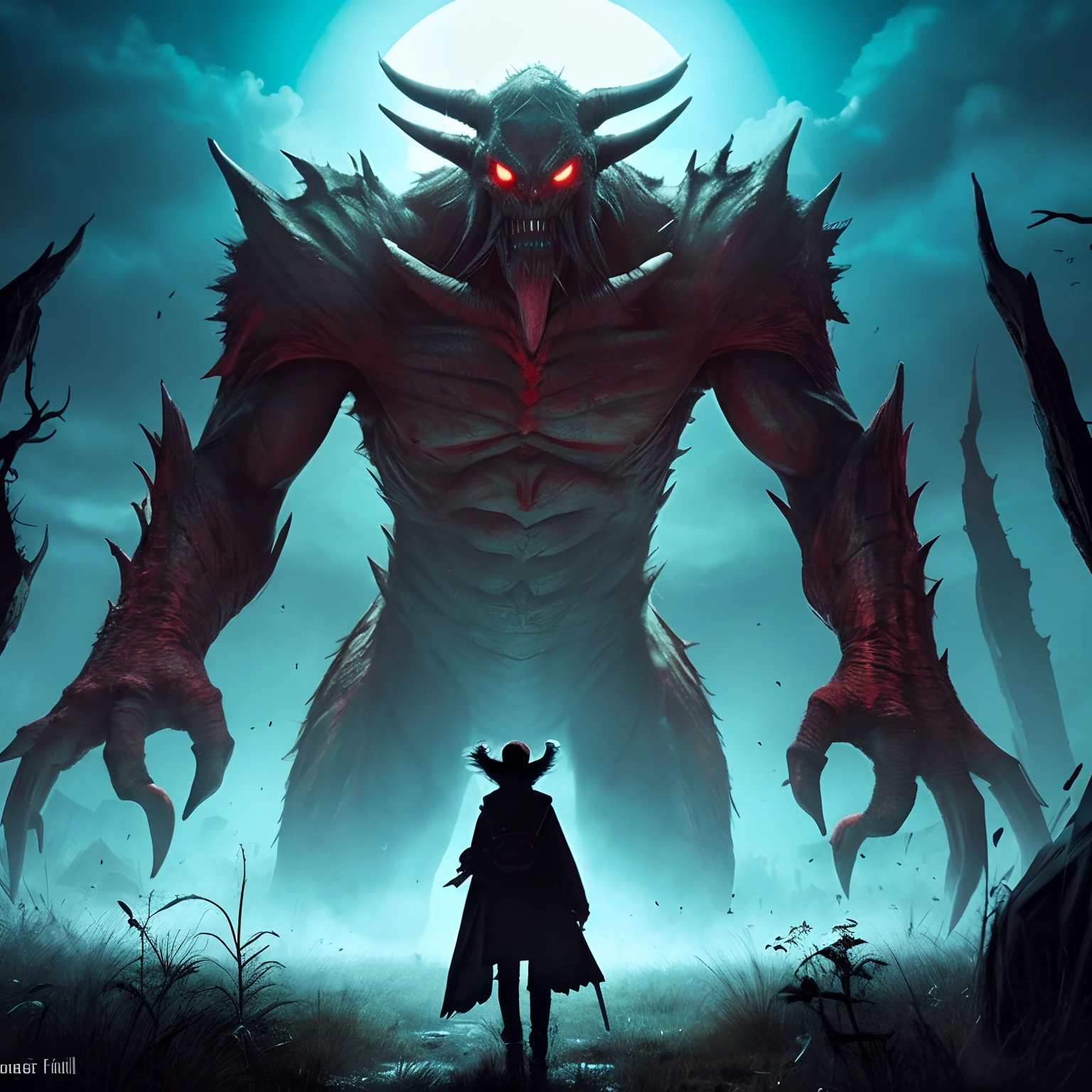 Huge creatures,terrifying,mystical