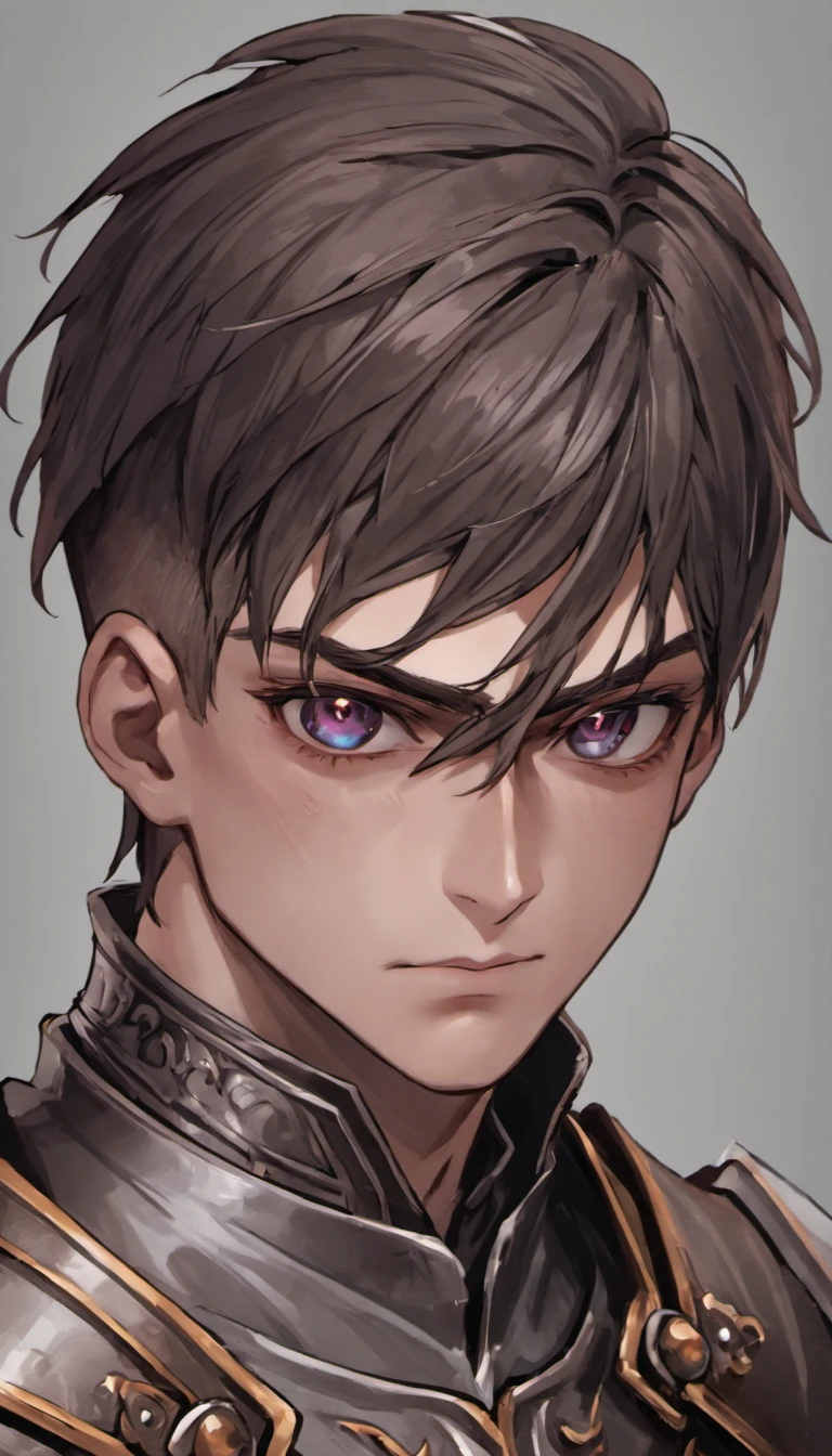 a close up of a man, detailed realistic face, realistically rendered face, realistic detailed face, single realistic face, accurate detailed face, real detailed face, detailed and realistic face, realistic and detailed face, highly detailed realistic face, highly_detailed_face!!!, with very highly detailed face, realistic shaded, theme: medieval fantasy men hairstyles, 9 angle view per-image, 4 variant hairstyles, occupation: male knight, hair length: medium-short, gender: men, look at me, 23 years old, close-up, (best quality,4k,8k,highres,masterpiece:1.2),ultra-detailed,(realistic,photorealistic,photo-realistic:1.37)