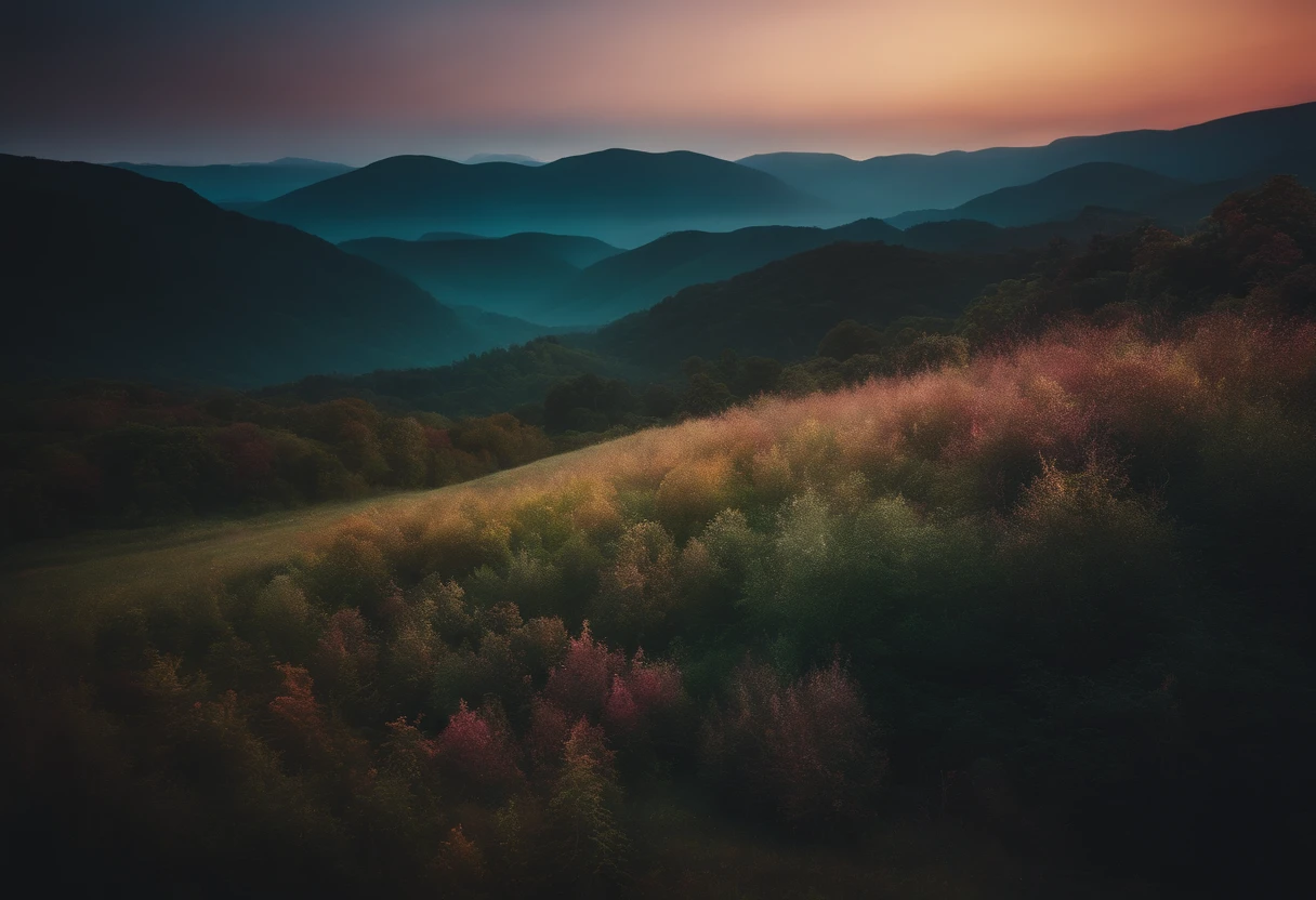universe multicolor gradient image realistic