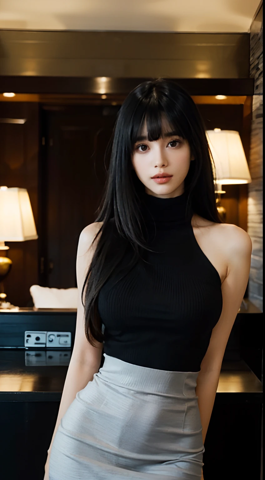 ((Best Quality, 8k, Masterpiece: 1.3)), 1 beautiful woman, front, from waist up, detailed eyes, big eyes, black eyes, fair skin, slender, black hair color, short hair, wet hair, wet skin, background is a hotel room with night view, rain outside the window, water droplets on the window, swollen eyes, sexy, clothes are pure white T-shirt, night, straight hair, bangs, Japanese, Asian beautiful woman, beautiful skin, slender, black hair, short hair, wet hair, skin is wet, background is a hotel room with night view, rain is falling outside the window, window is water drops on the window, swollen eyes, sad expression, sexy, dressed in brown dress, night, straight hair, bangs, Japanese, beautiful Asian woman,