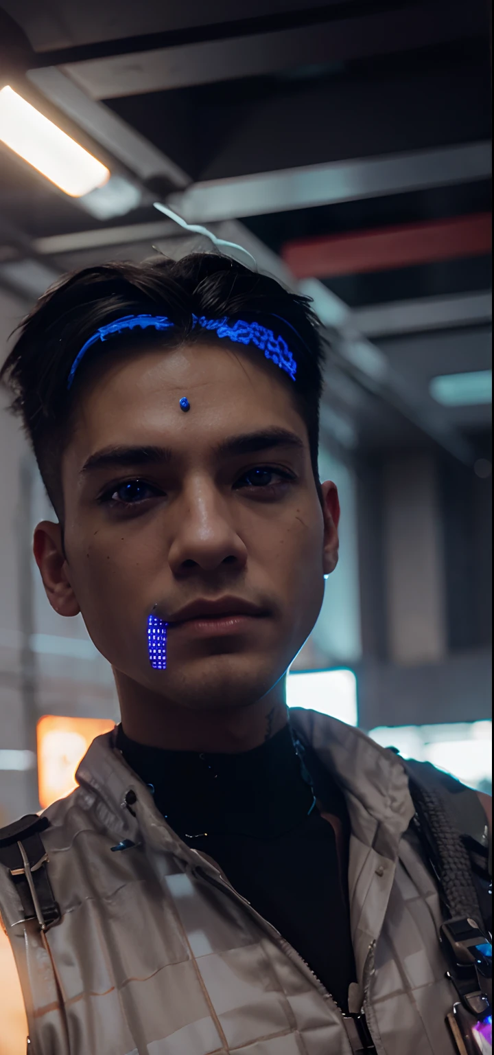 cyberpunk handsome boy ultra realistic -v 4