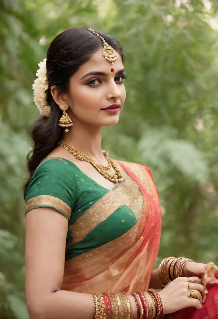 The Vishakanyas, ancient indian women assasins (best quality,4k,highres,masterpiece:1.2), realistic, detailed, carrying knife, dagger, vibrant colors, strikingly beautiful women, elegant poses, intricate patterns, exquisite facial features, enchanting eyes, alluring lips, mesmerizing radiance, lush green garden backdrop, soft natural lighting, ethereal atmosphere, delicate silk sarees, ornate jewelry, graceful movements, enticing allure, captivating expressions, mysterious aura, postures depicting grace and power, intricate henna designs on hands, intricate hairstyles adorned with flowers, intricate hand gestures, hypnotic gazes, a delicate balance between beauty and danger, mythical elements subtly incorporated, evoking a sense of intrigue and fascination