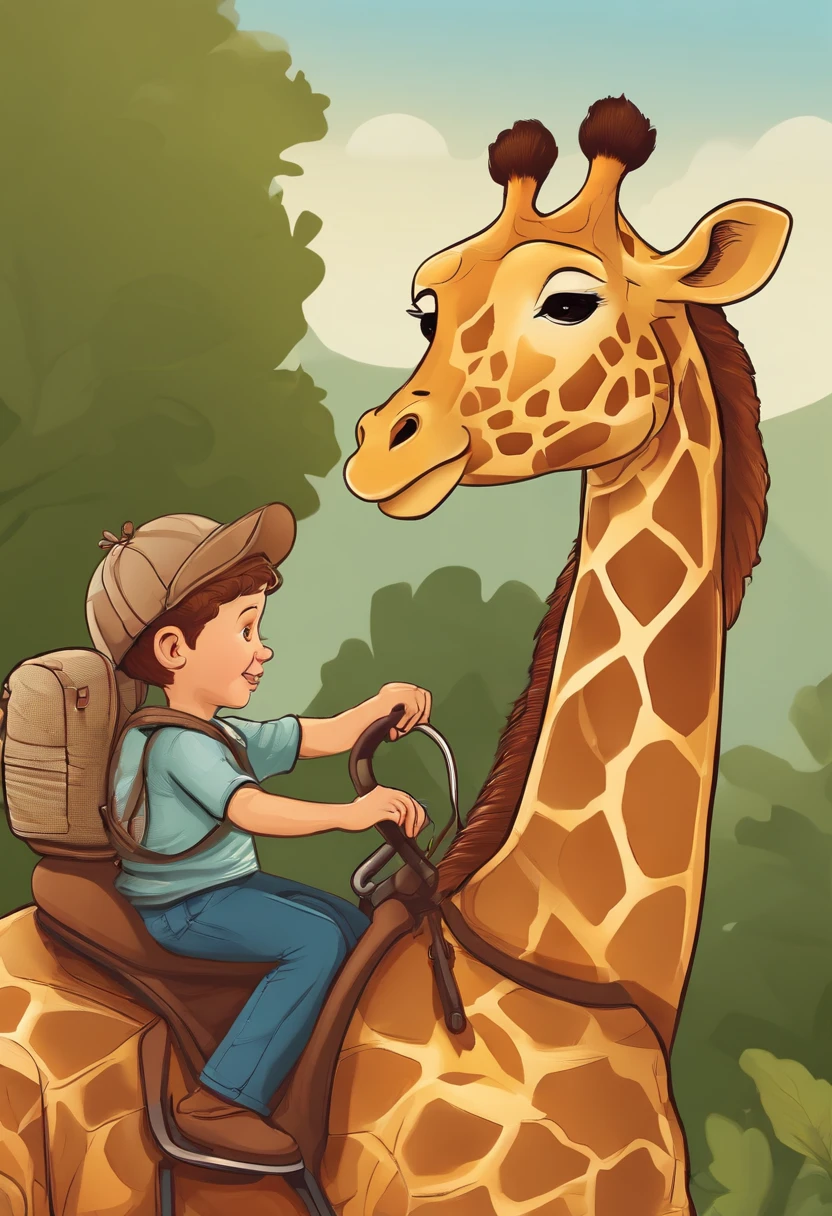 https://static.vecteezy.com/system/resources/previews/000/648/068/original/a-boy-riding-giraffe-vector.jpg