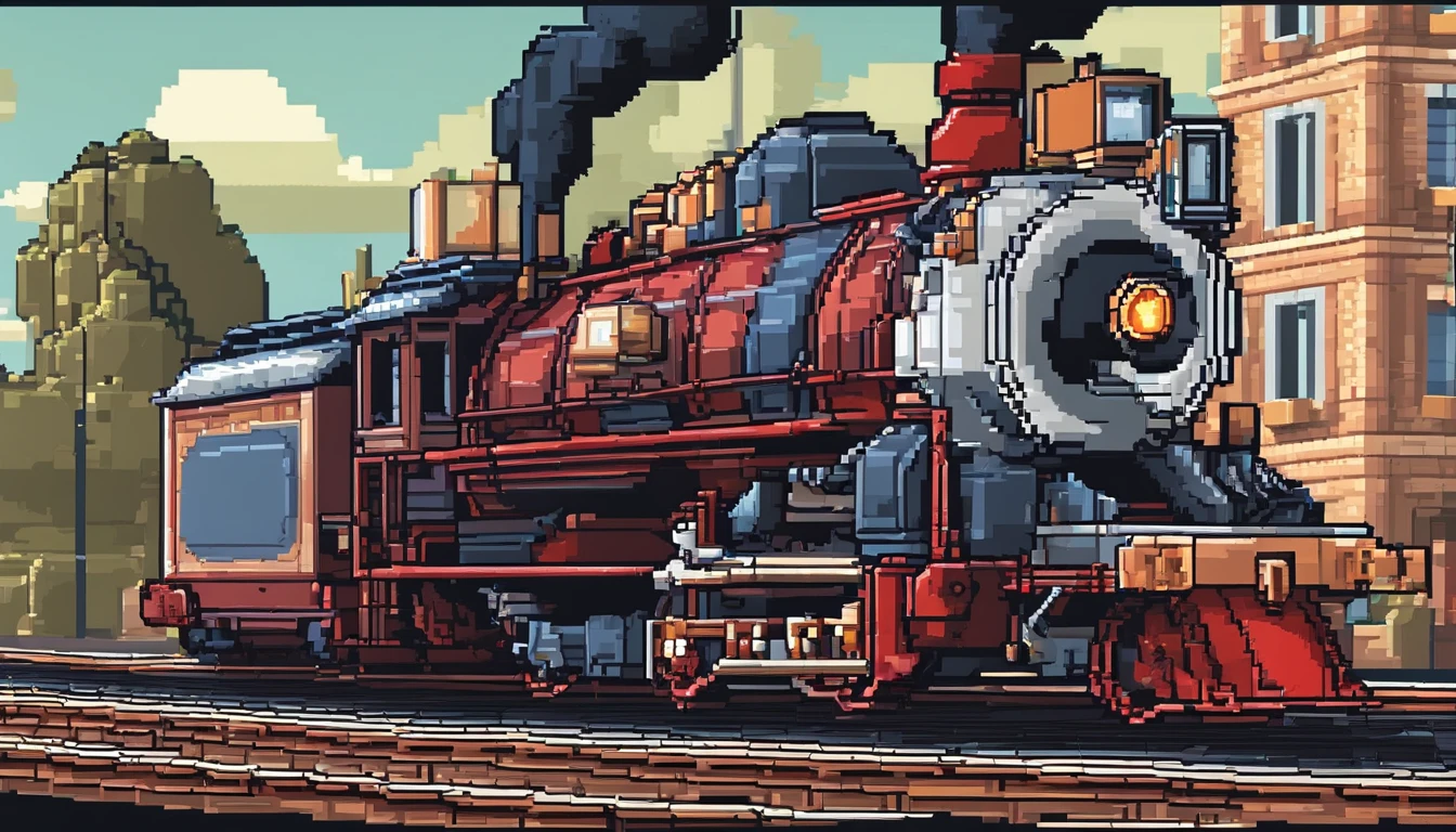 Steam locomotive(There are channels on the sides of the tank/Platforms and railings)(Directly right view) (modernization)