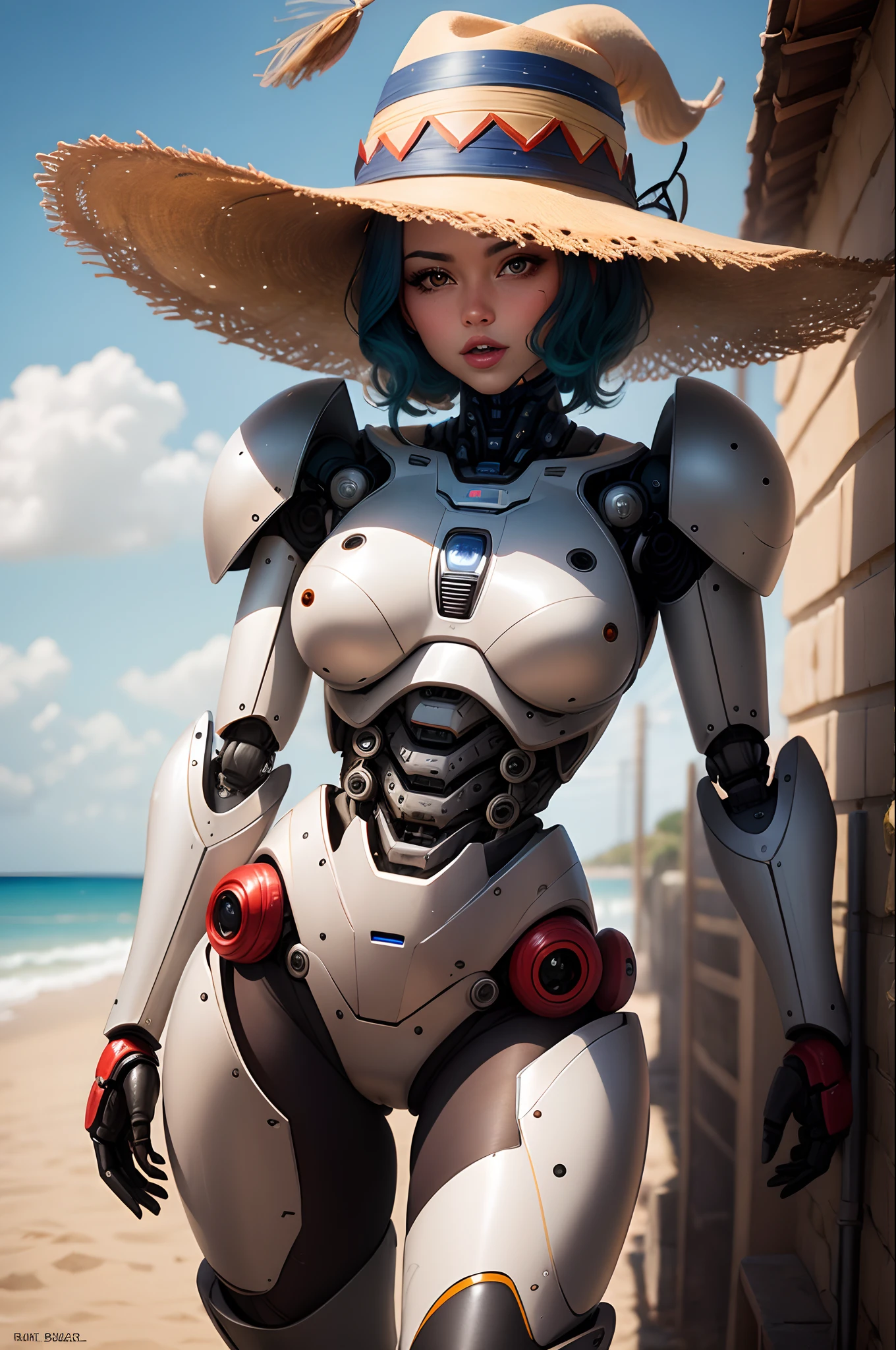 Robot with a sombrero