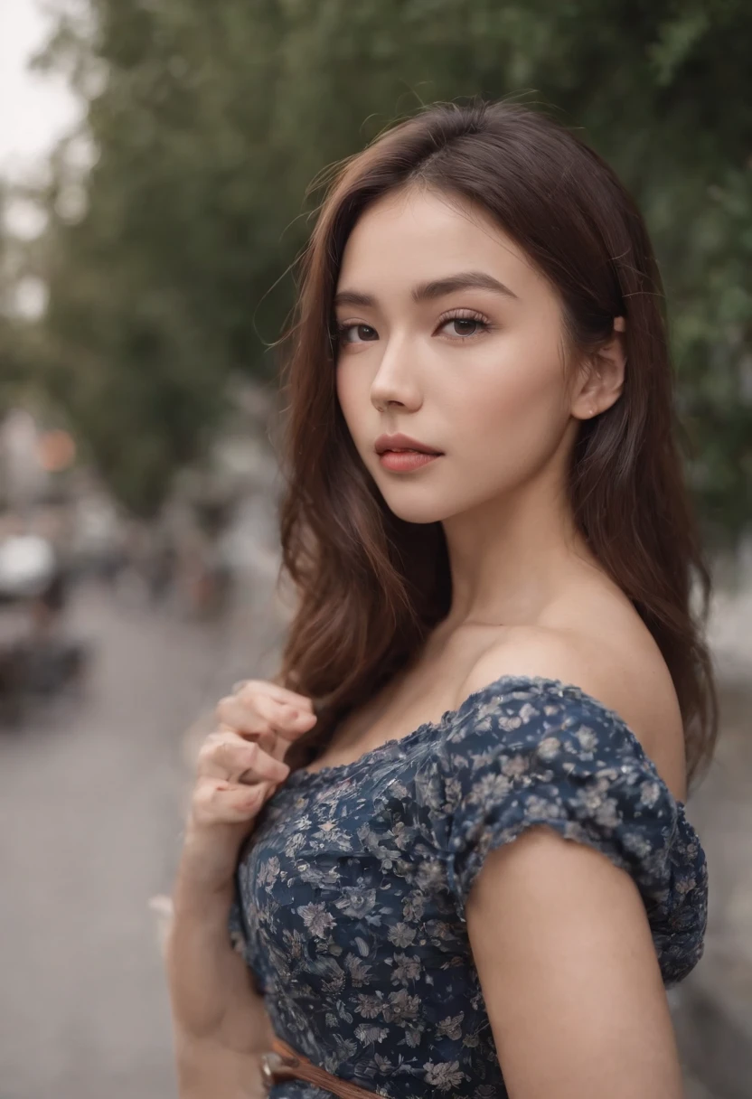 Mujer arafed desnuda posando para una foto en una ciudad, Retrato suave disparado 8K, beautiful asian girl, Hermosa chica modelo, 8K Artgerm Bokeh, sexy girl, Hermosa modelo de chica, Impresionante primer plano, 🤤 girl portrait, WLOP y ROSS Tran, Retrato Sophie Mudd, hermosa mujer hermosa, beautiful Asian woman