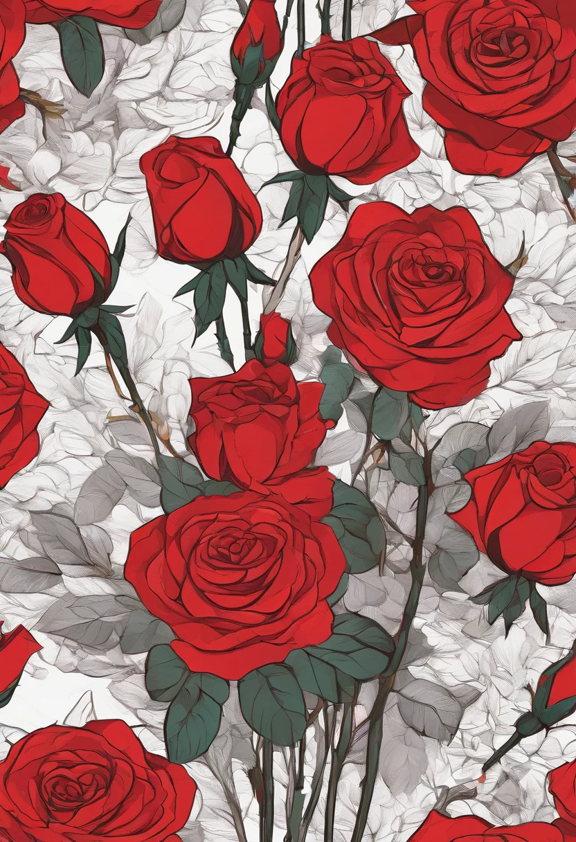 (red rose in a vase,flower petals,beautiful detailed petals,best quality,ultra-detailed,vivid colors,soft lighting,still life,realistic:1.37,classic)