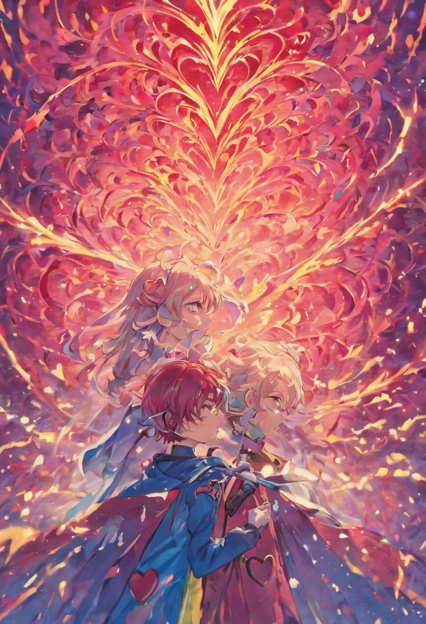 Heart-shaped poster