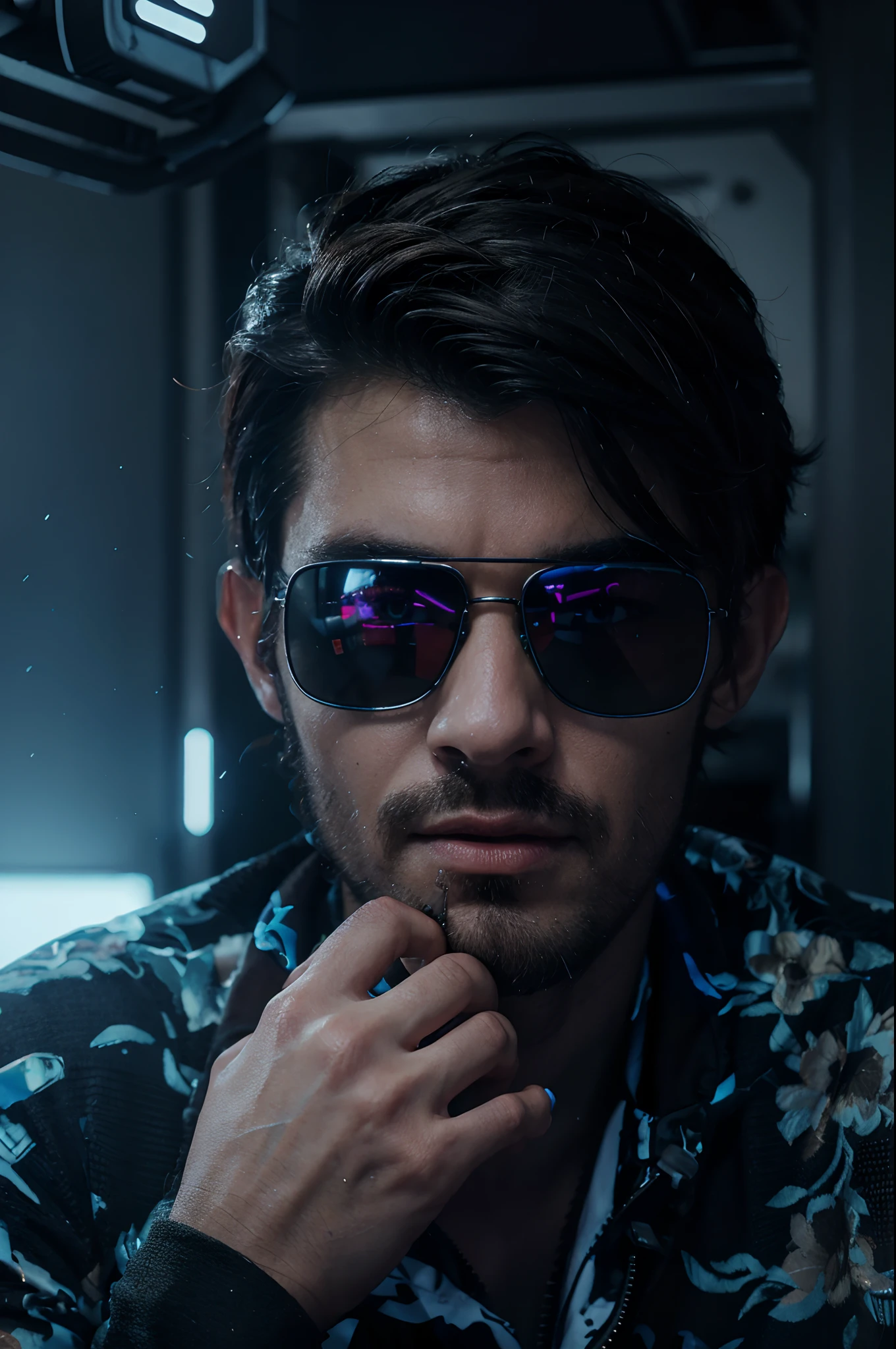 Ultra HD 8k cyberpunk handsome boy realistic face