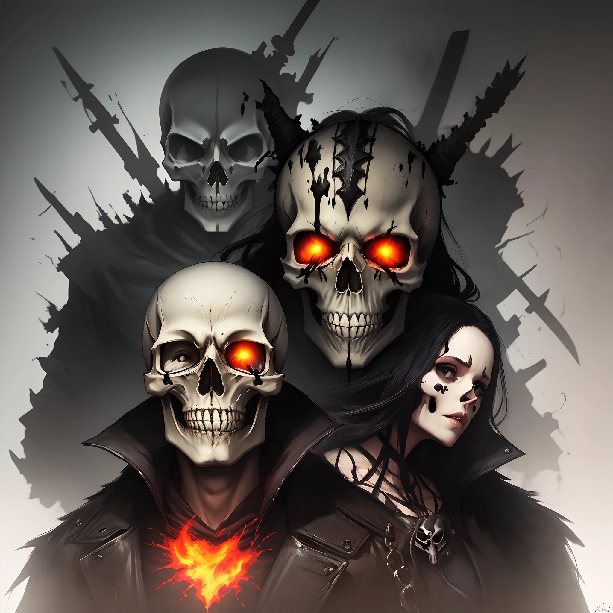 Killer, Skull, Darkness